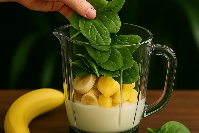 Ingredients in a blending jar