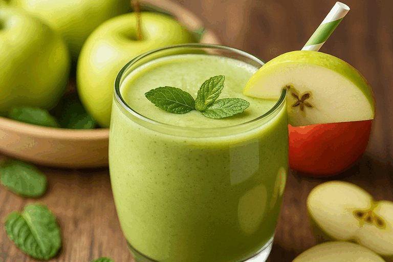 Refreshing & Healthy Green Apple Smoothie Recipe