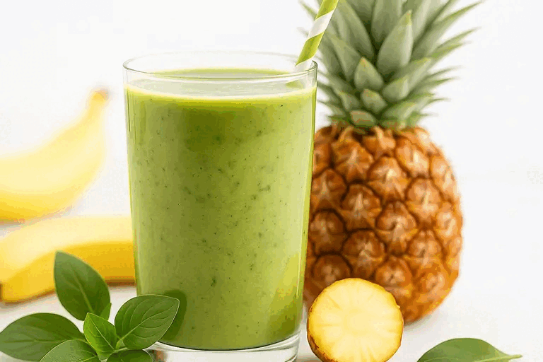 pineapple spinach smoothie recipe
