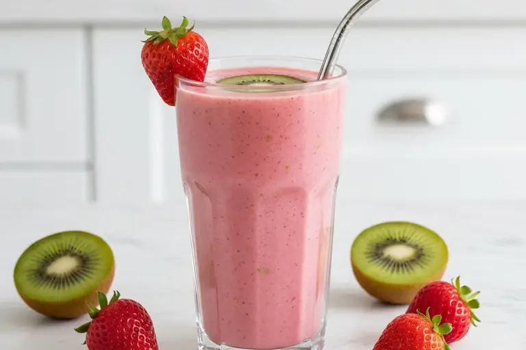 strawberry kiwi smoothie ready to drink
