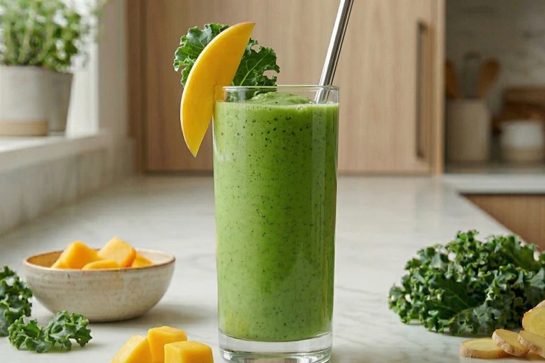 kale mango ginger smoothie ready to drink